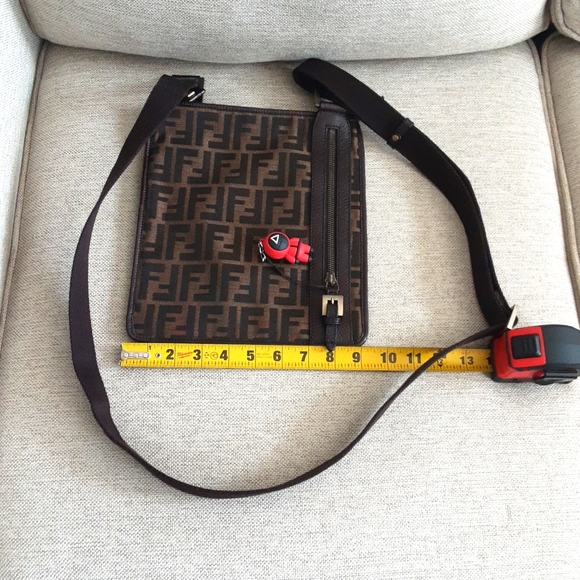 Fendi Bags Fendi Zucca Crossbody Messenger Bag Unisex Clean Like